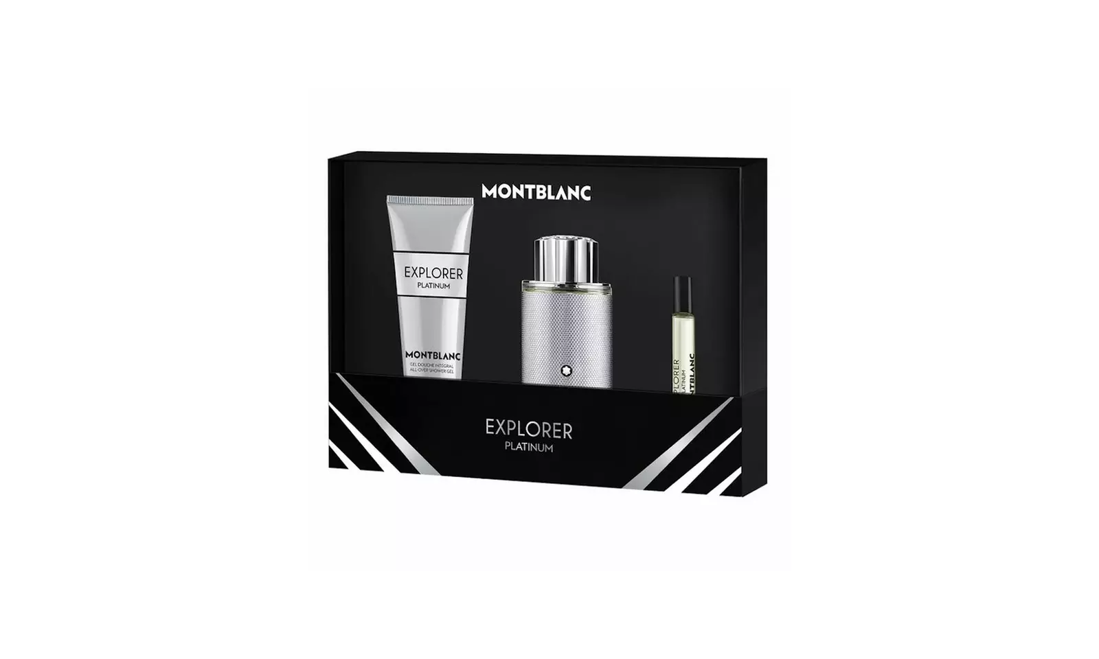 MontBlanc Explorer Platinum 3 Piece Eau de Parfum Gift Set for Men
