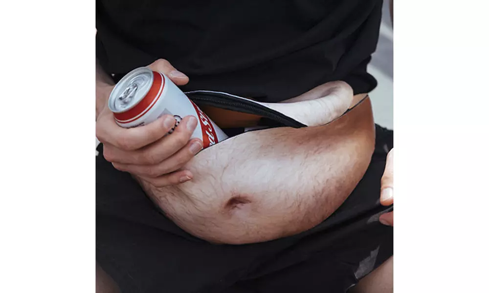 Realistic-Looking Beer Belly Fanny Pack (1- or 2-Pack) - Primary Image