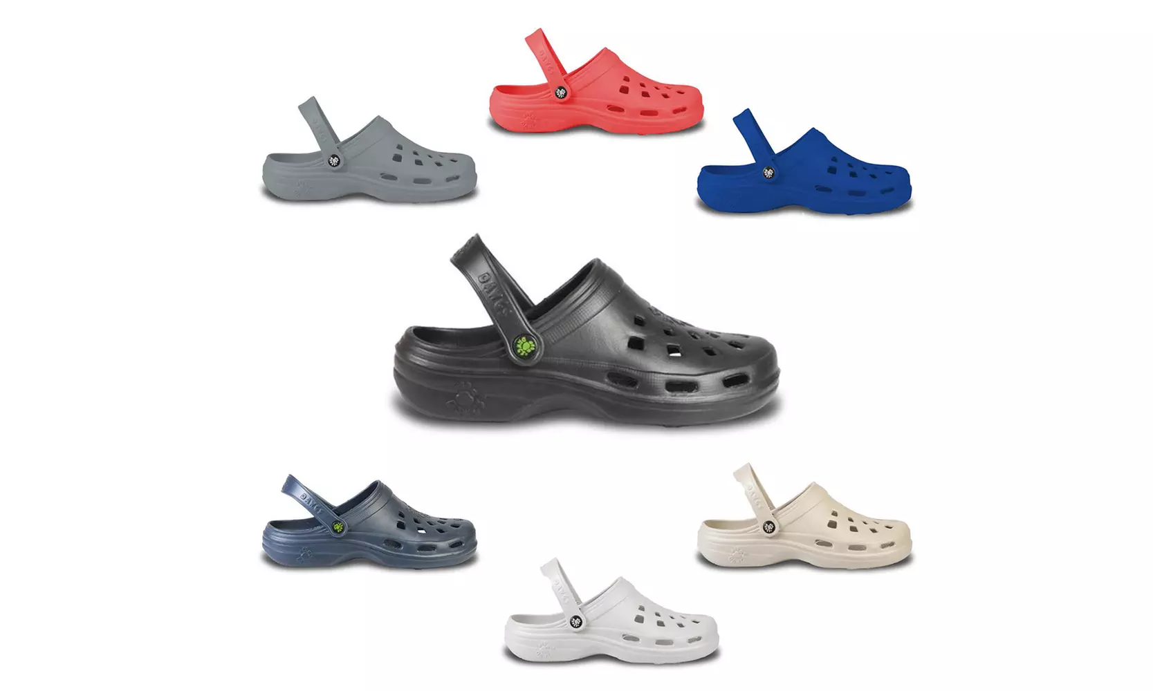 DAWGS Women's Beach Clogs, Lightweight, Ultra Soft, All Day Comfort - Primary Image