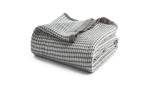 Peace Nest Ultra Soft Waffle Blanket 1 Grey 60x80