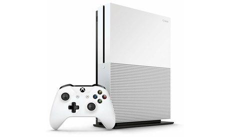 Refurbished Microsoft Xbox One S 500GB Console - Sleek White Gaming System (Refurbished). White