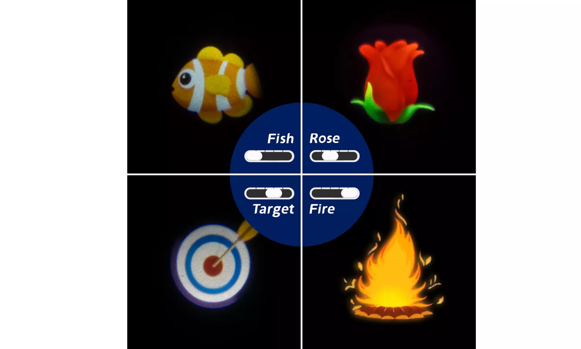 Toilet Night Light Projector Motion Activated Fun Pictures LED Sensor Nightlight