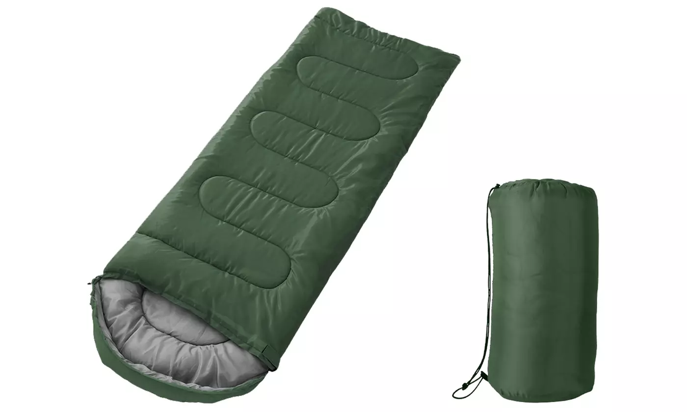 LakeForest 3-Season Sleeping Bag for Adults Warm Cozy Cold Weather Camping Gear
