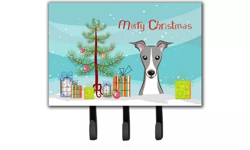 Carolines Treasures BB1608TH68 Christmas Tree & Italian Greyhound Leash - Primary Image
