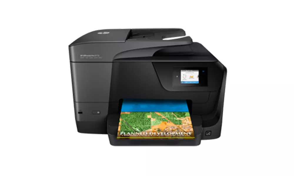 HP OfficeJet Pro with Page5000 All-in-One Wireless Printer (M9L65A)-Refurbished - Primary Image