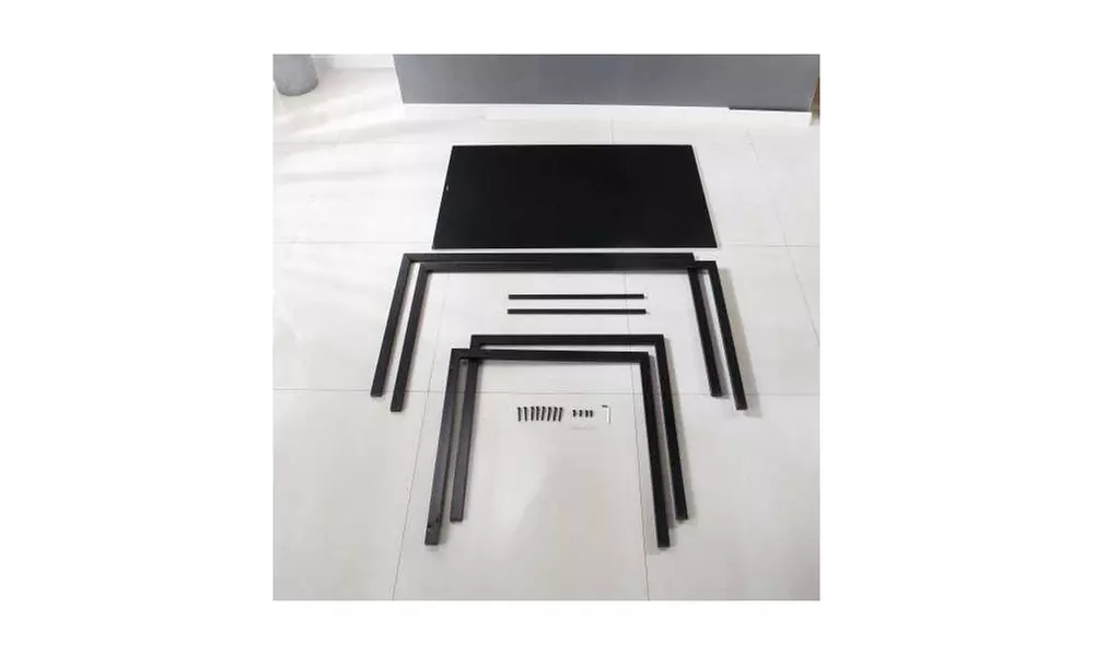 black glass table,dining table,kitchen table