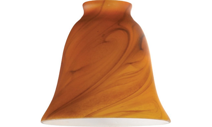 westinghouse swirl bell glass shade