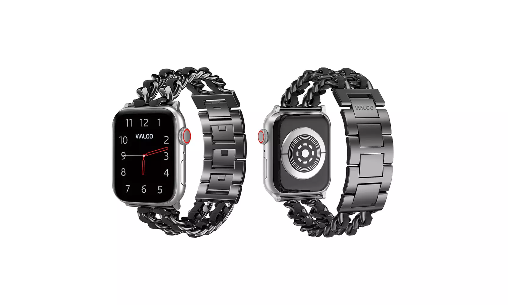 Waloo Leather Looped Apple Watch Band