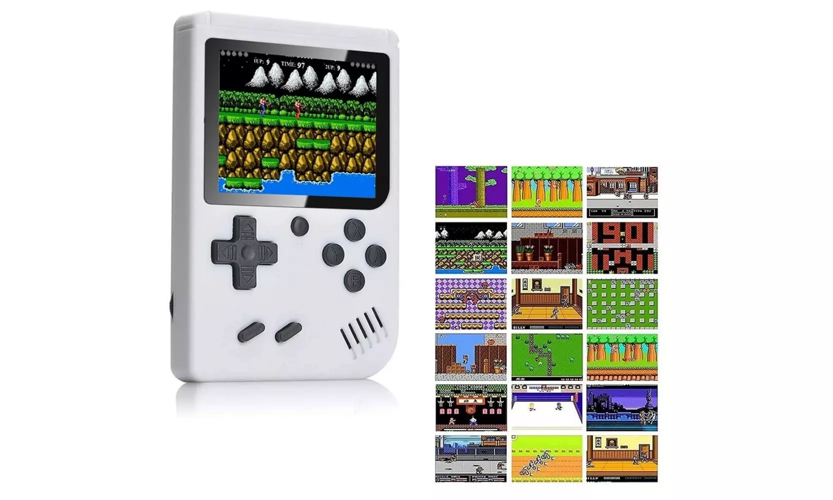 Handheld Game Console with 400 Built-In Games & Controller - 4 Colors - Primary Image