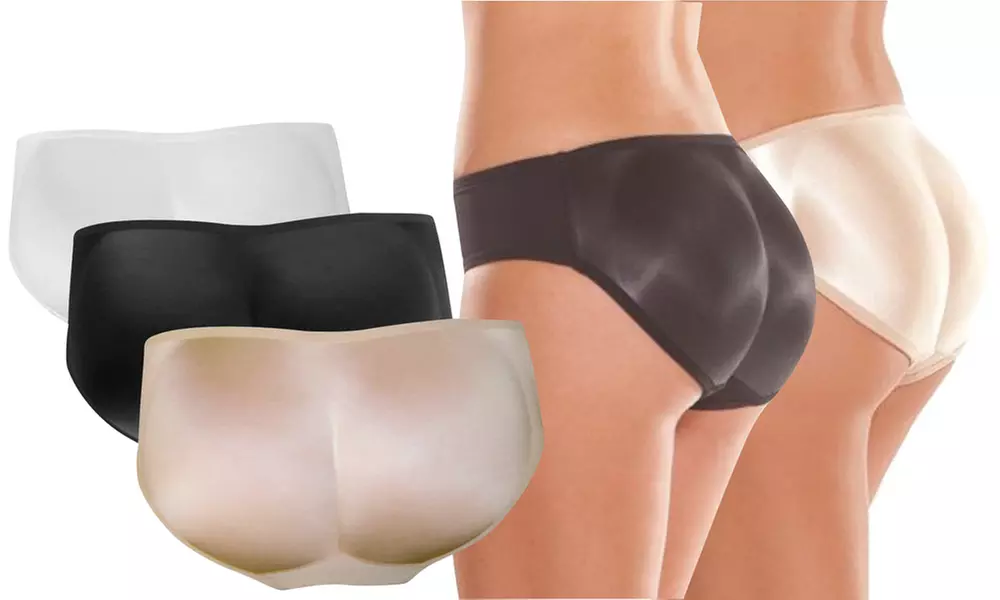Women's Low-Rise Back Booster Padded Panties (3-Pack) - Primary Image