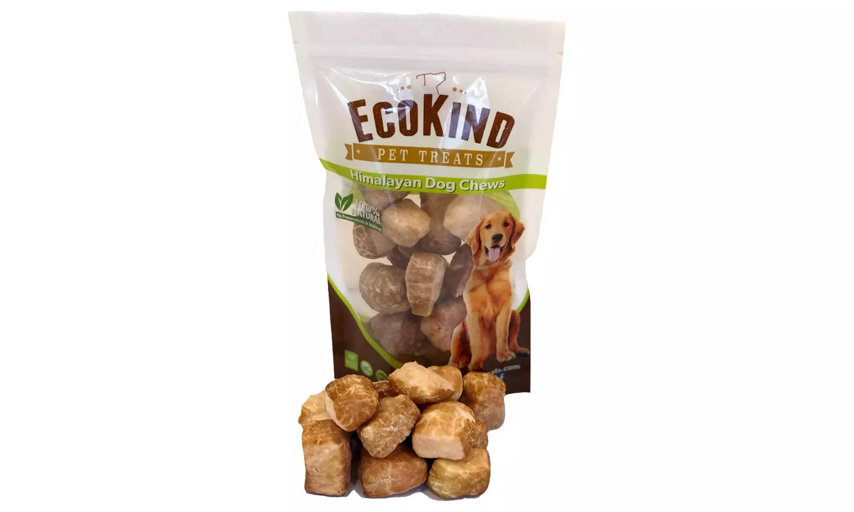 New Premium Himalayan Dog Chew Yak Puffs for Dogs - Primary Image