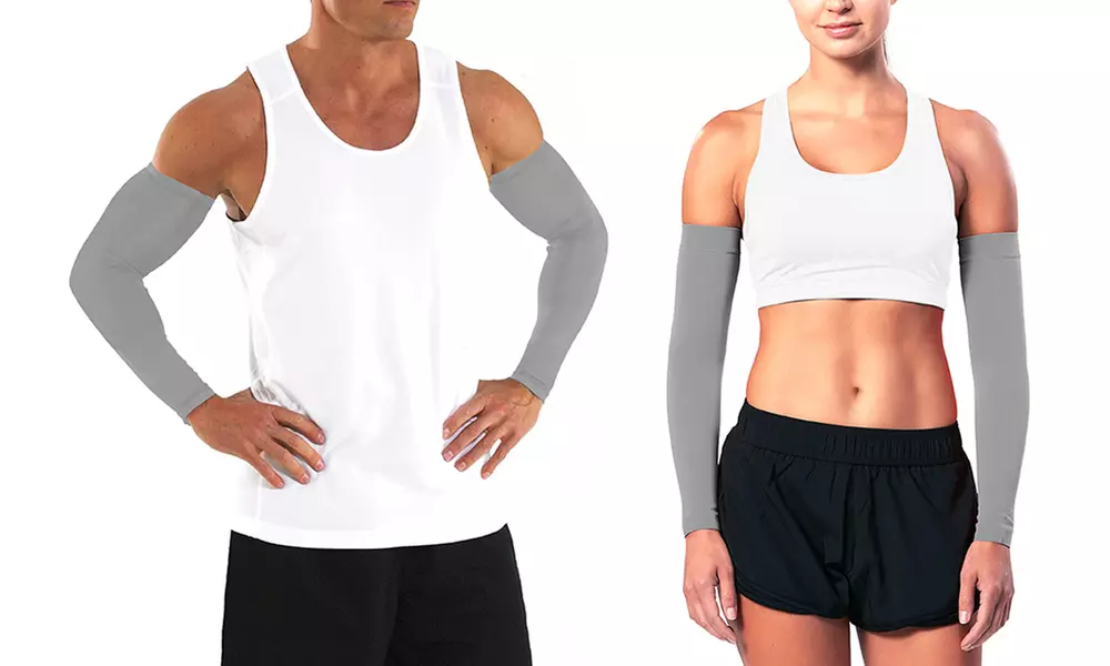 Arm Compression Sleeves for Men and Women (2-Pack)