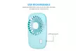 Mini Portable USB Rechargeable Hand Held Air Conditioner Summer Cooler Fan - Second Medium