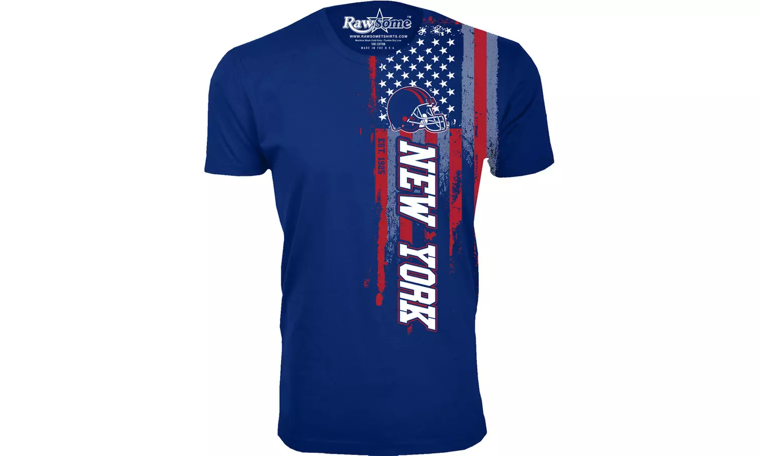 Men Football USA Flag T-Shirt (M-3XL)