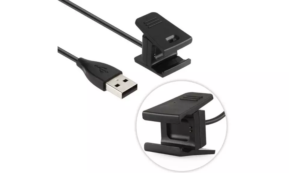 Charger For Fitbit CHARGE 2 Activity Wristband USB Charging Cable Cord Wire - Primary Image