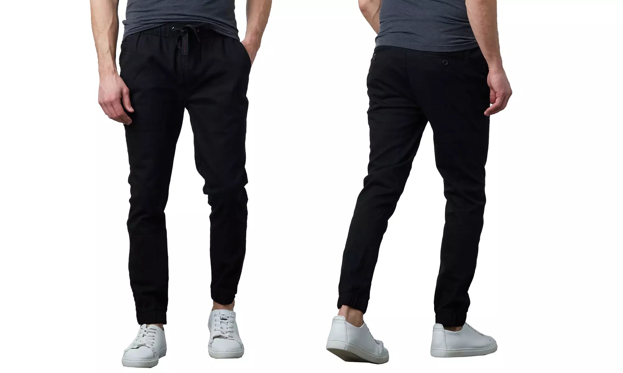 Men's Cotton Stretch Classic Jogger Pants (Sizes, S-3XL)
