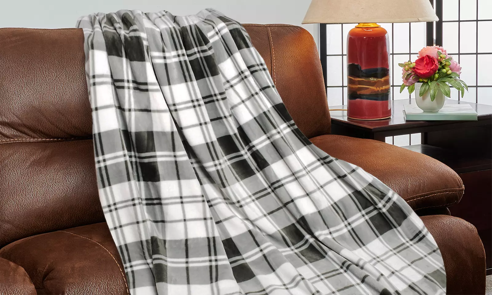Kathy Ireland Flannel Fleece Plush Throw 50" x 60" - 4 Patterns