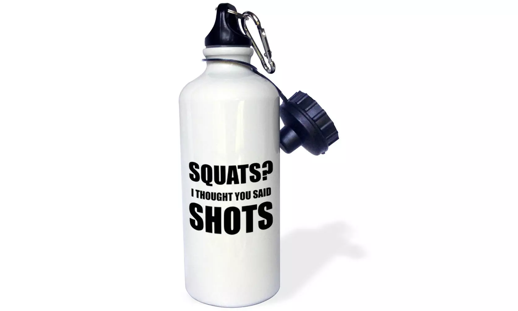 Water Bottle SQUATS I THOUGHT YOU SAID SHOTS - Second Medium