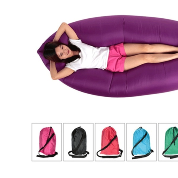 Aeronana Inflatable Lounger Air Sofa Bubble Bag As Lounge Chair Aeronana Inflatable Lounger Air Sofa Bubble Bag As Lounge Chair Groupon