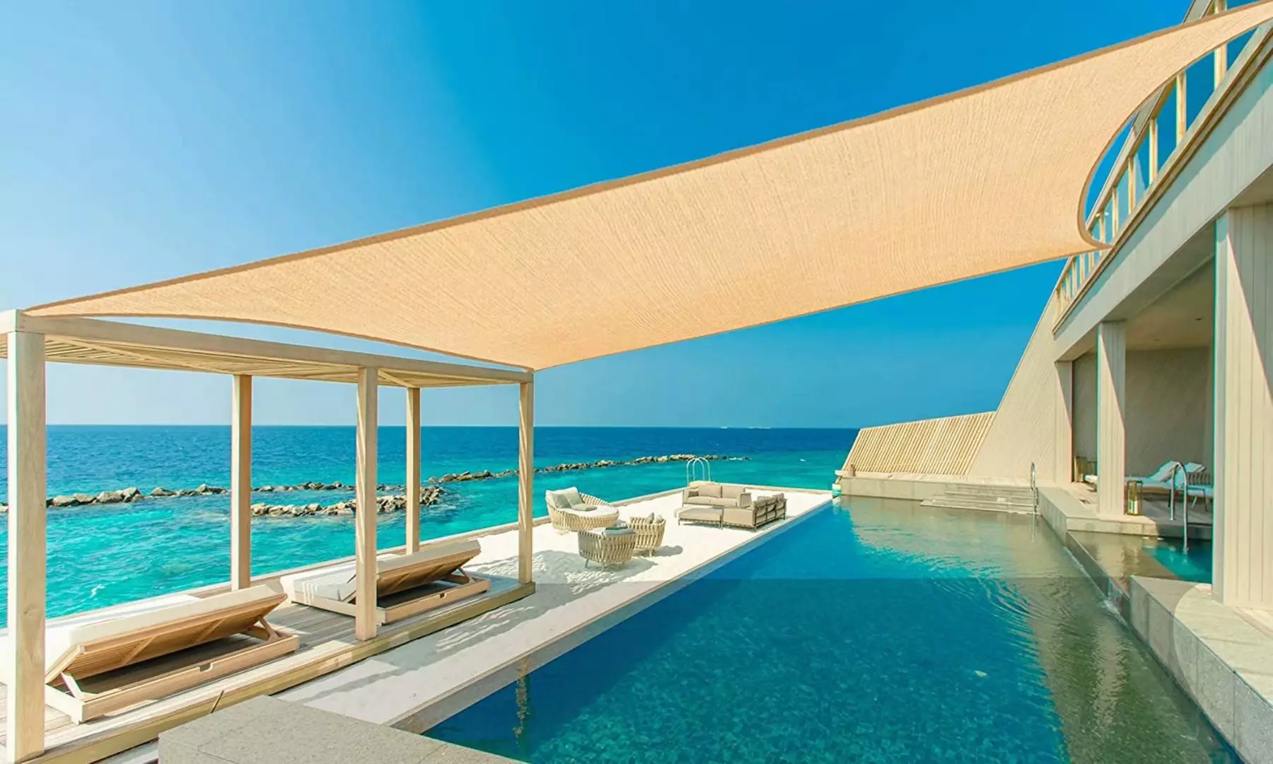 Rectangle Sun Shade UV Block Double Layer Shade - Primary Image
