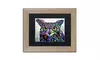Dean Russo 'The Owl' Matted Birch Framed Art