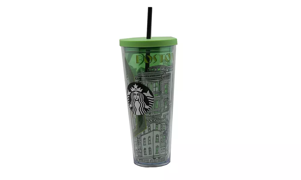 Starbucks Boston Double Wall Cold Cup Plastic Collection 24 OZ - Primary Image