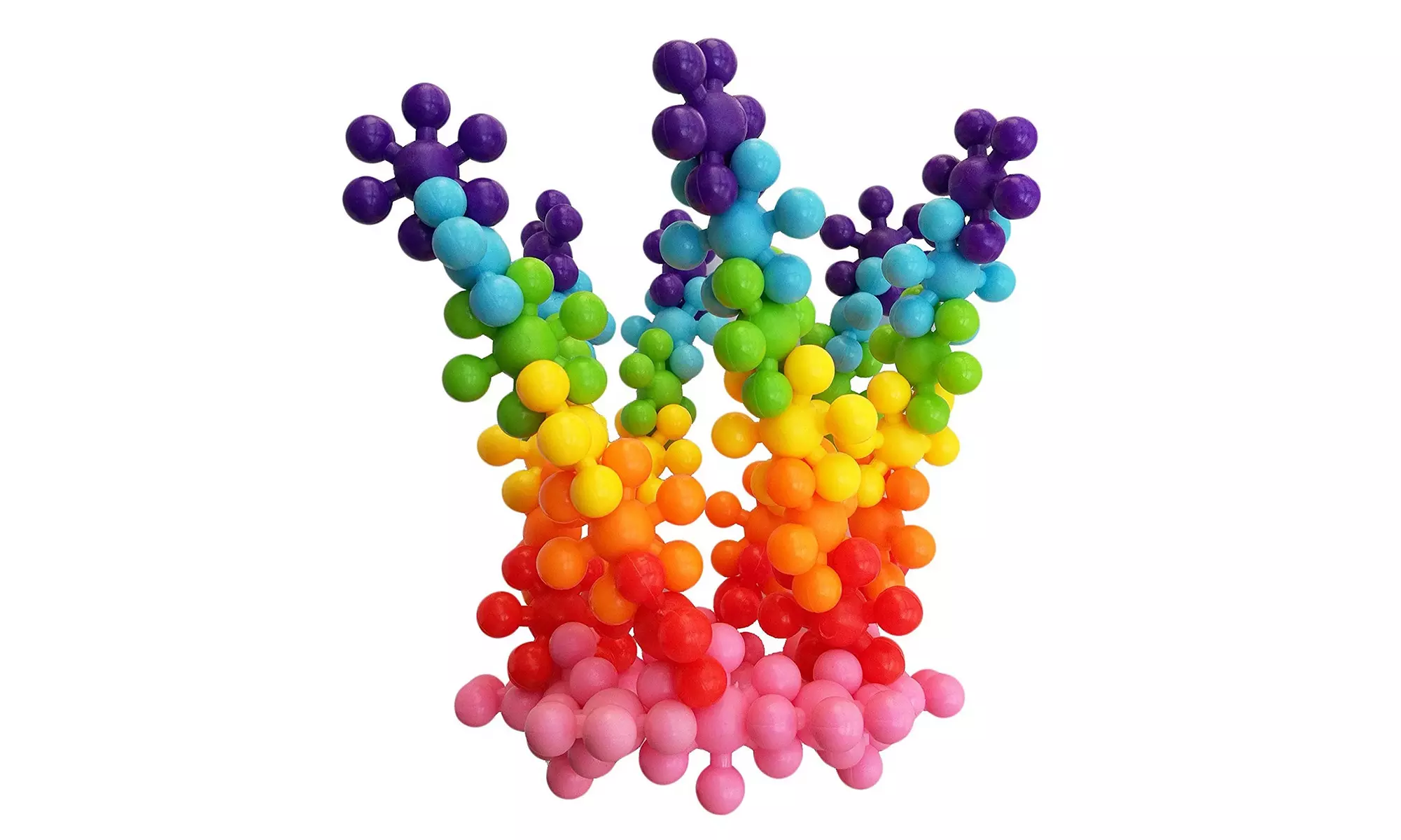 Clip Connect 100 Pieces Diameter of 1.5 Inches Interlocking Solid Plastic - Primary Image
