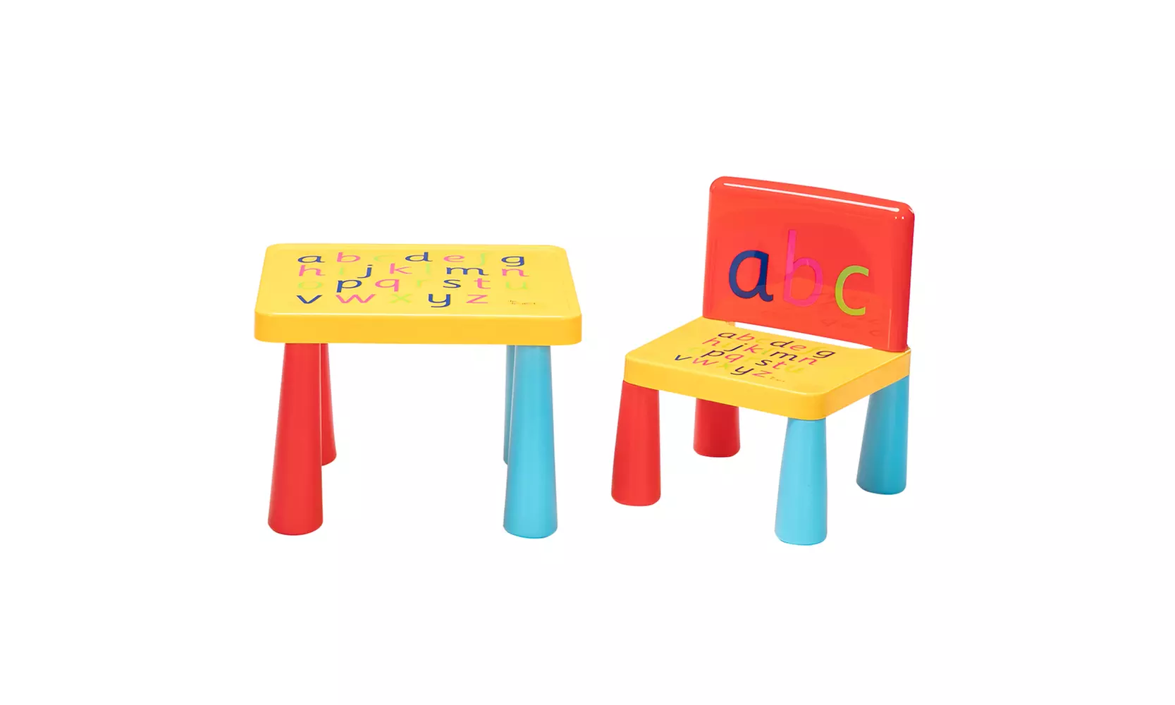 Detachable Children Table and Chairs Play Set-Kids Activity Table Set - Primary Image