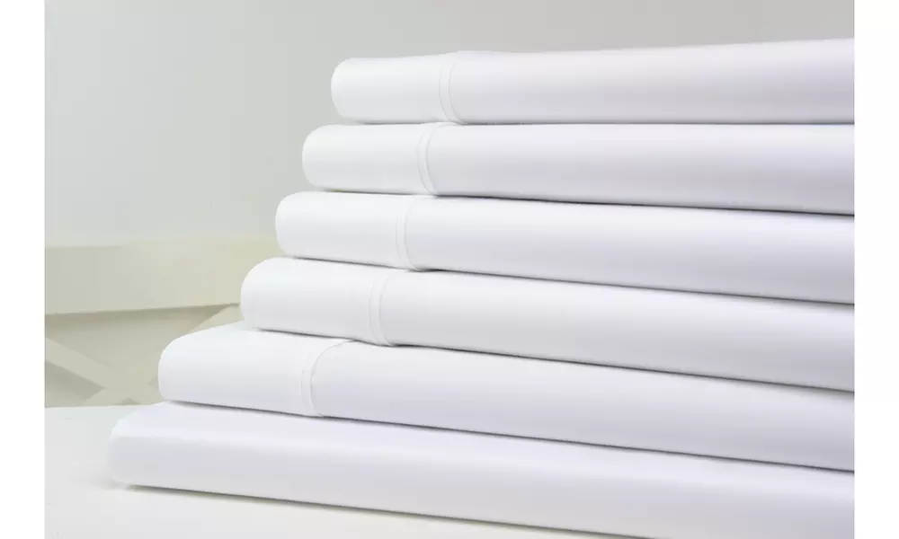 Kathy Ireland Gallery 1200 Thread Count Cotton Rich 6 Piece Sheet Sets