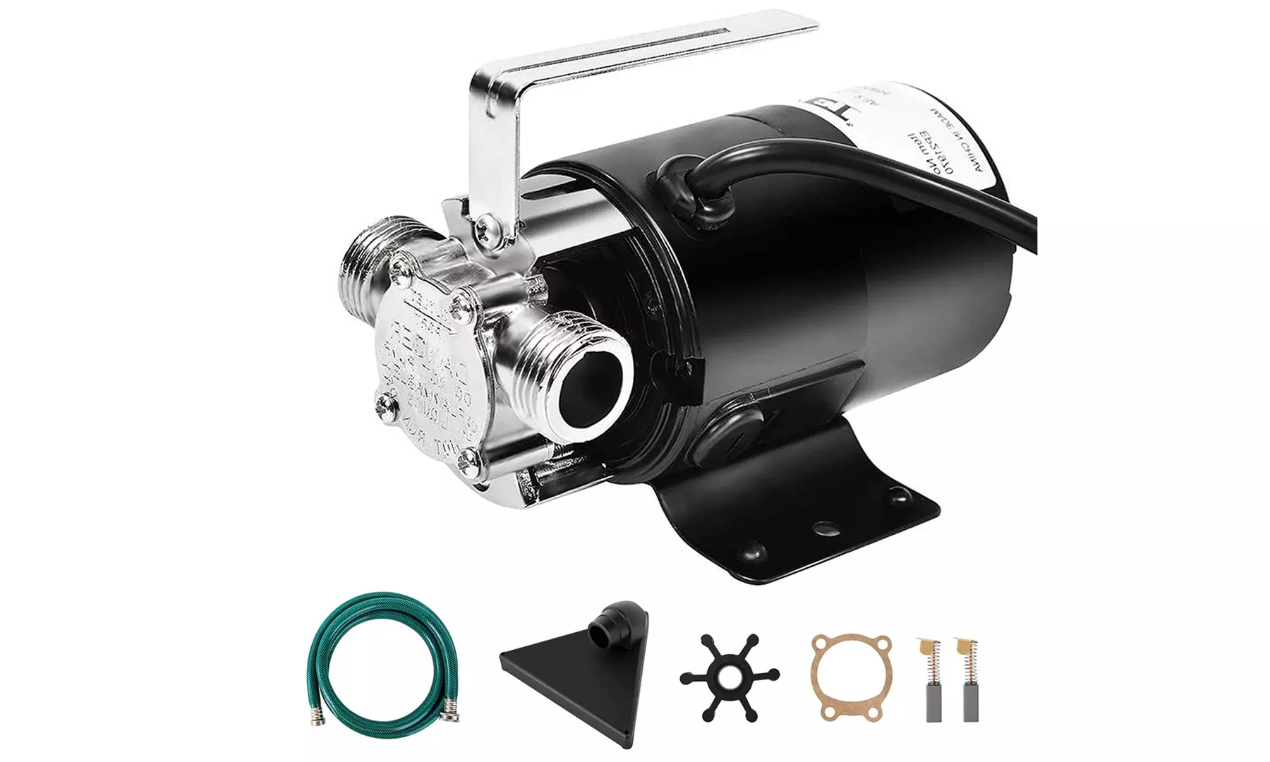 Electric Power Water Transfer Removal Pump 120V Sump Utility 330GPH With Hose - Primary Image