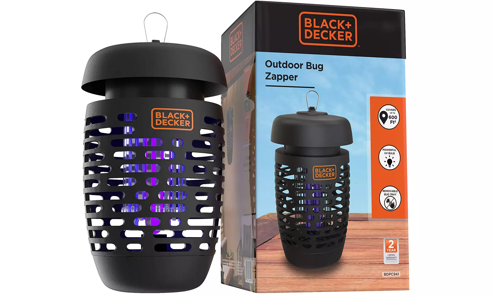 Black and Decker Outdoor Hanging Bug Zapper - Primary Image