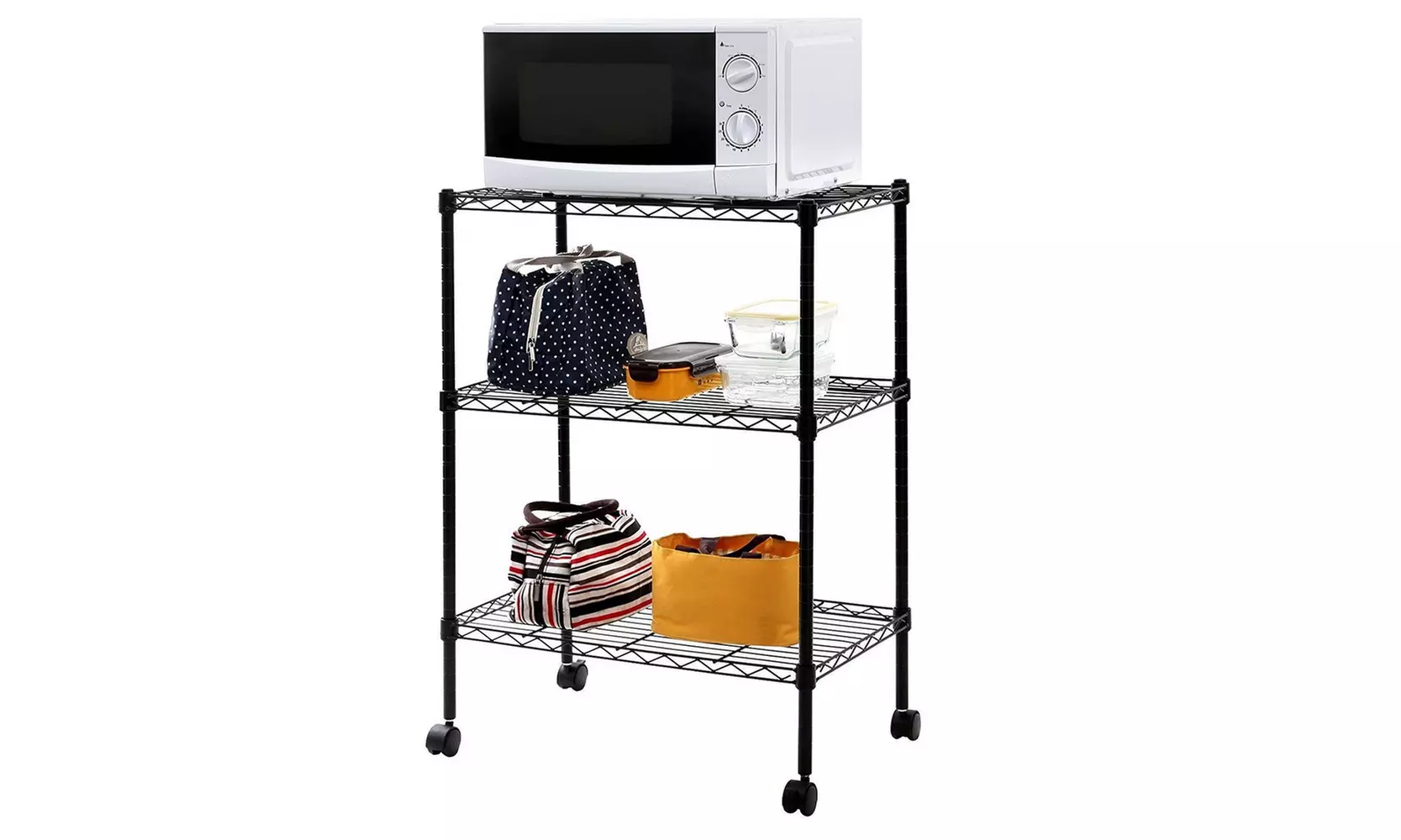 3/4/5-Tier Commercial Chrome Shelving Rack Adjustable Shelf Storage