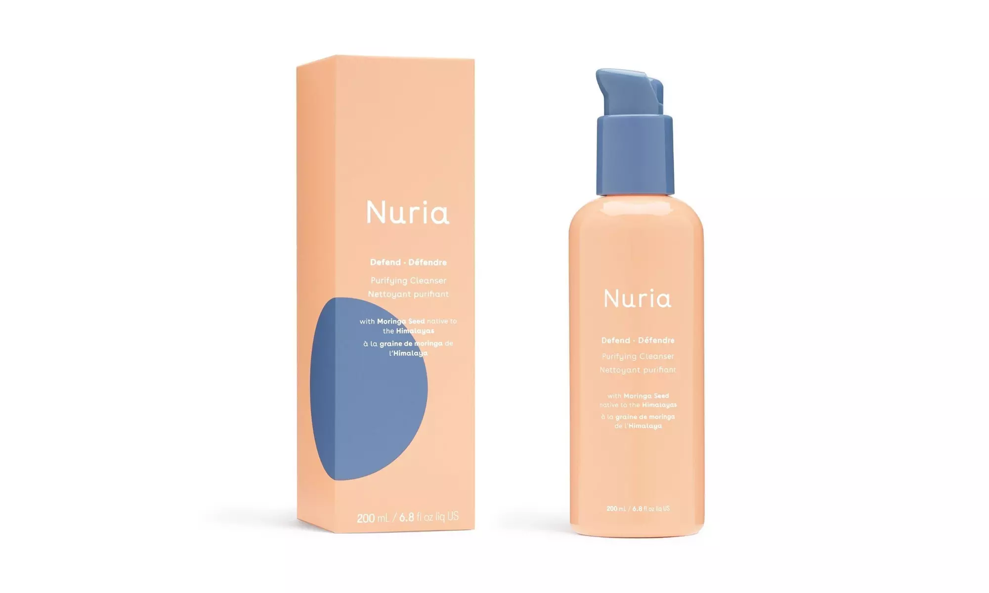 Nuria Defend - Purifying Cleanser w/ Moringa Seed - 200ml - Primary Image