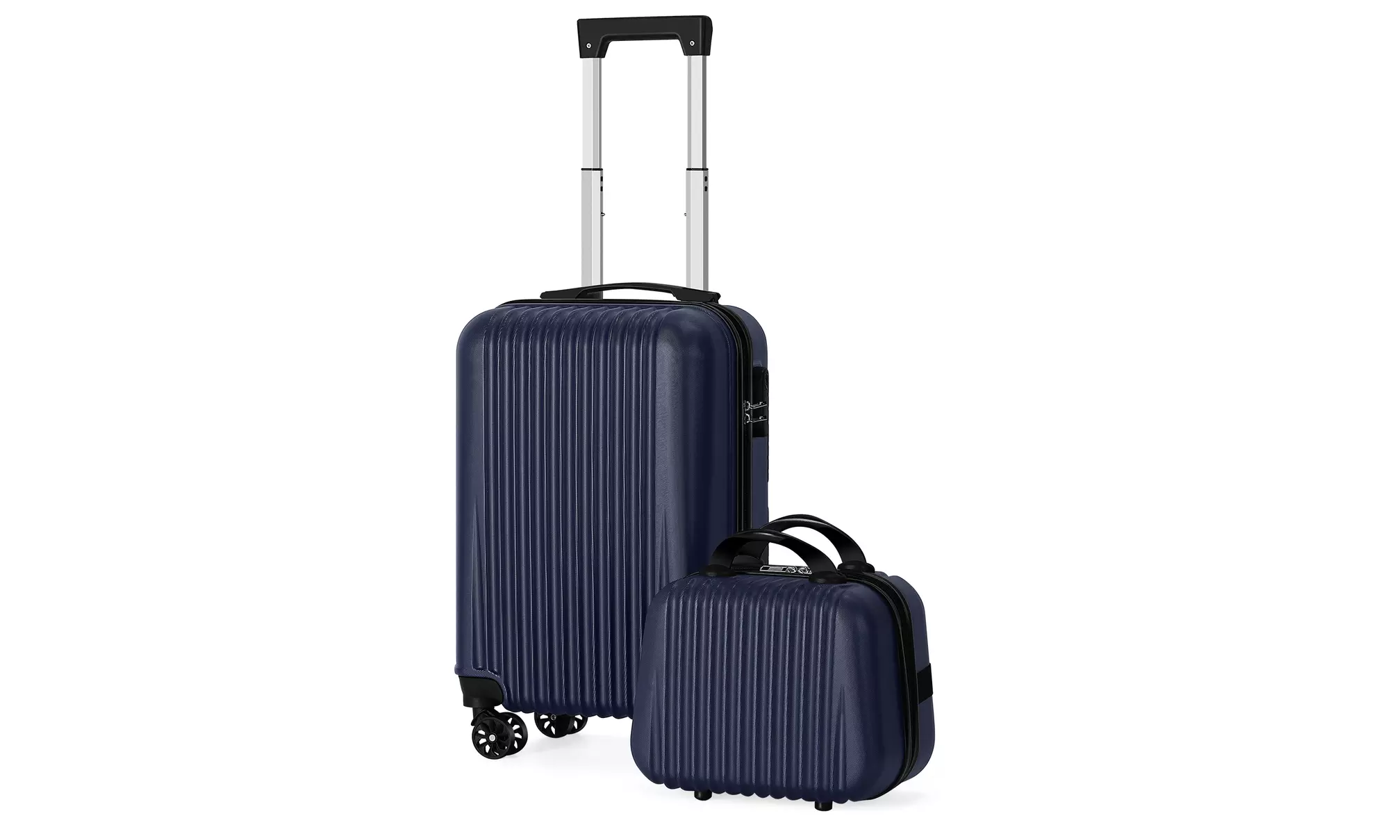 Dual Spinner Hard-Sided Carry-On Two-Piece Luggage Set