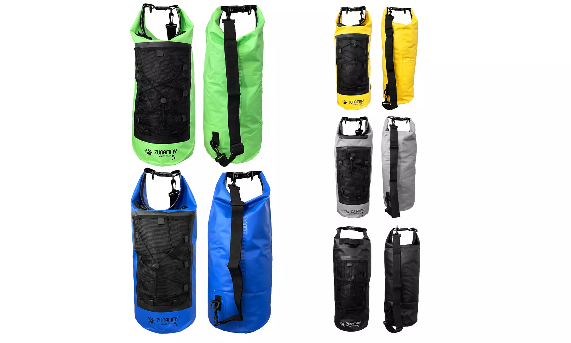 Waterproof Dry Floating Duffel Backpack Bag w/ Backpack Straps   - Primary Image