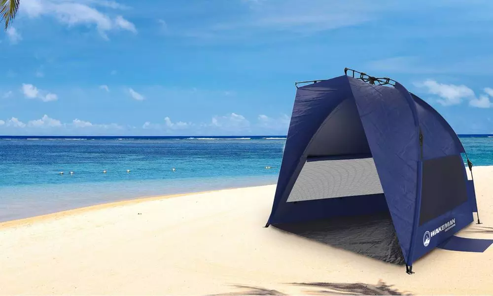 Pop Up Beach Tent- Sun Shelter with UV Protection, Water & Wind Resistant - Primary Image