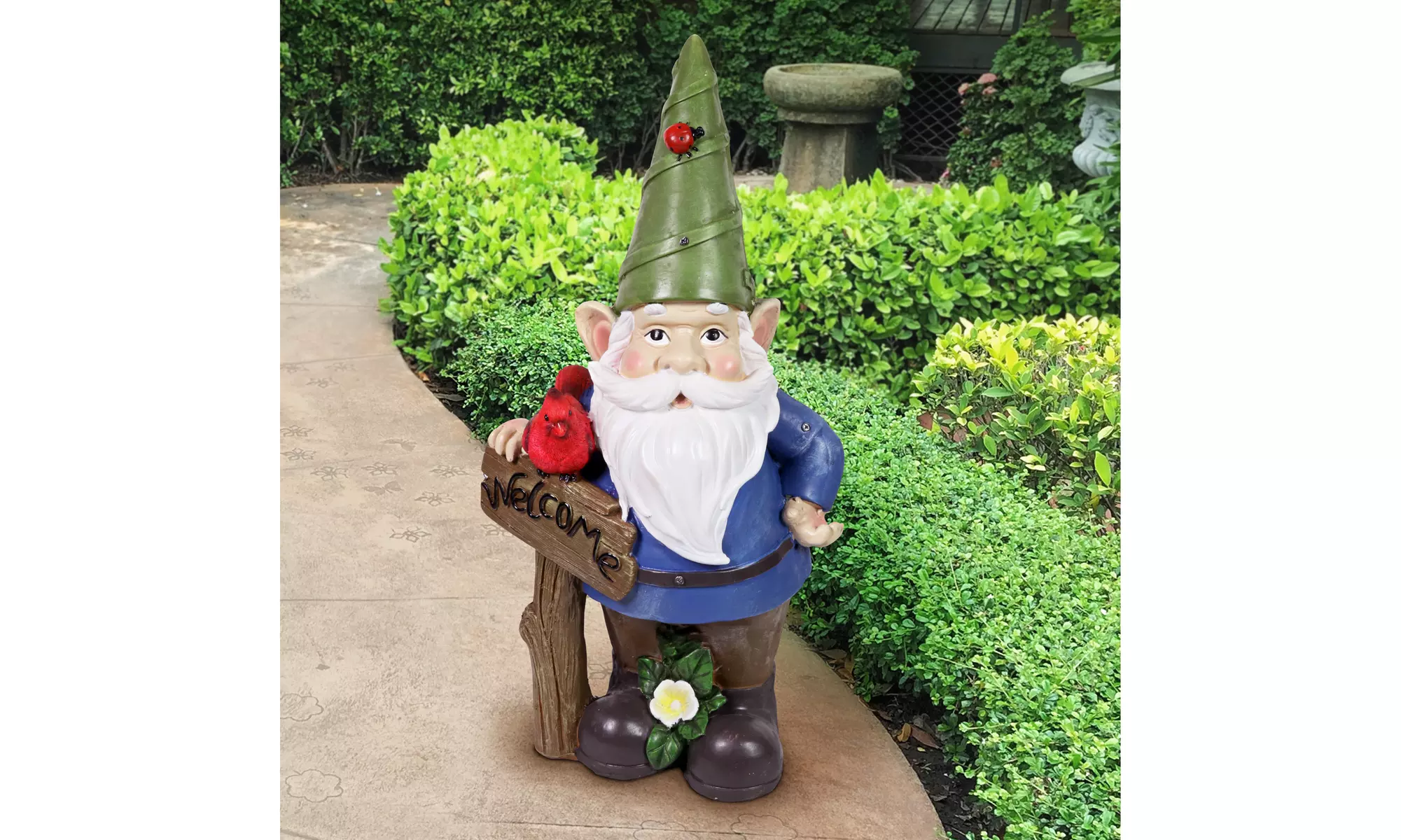 Exhart Welcome Sign Garden Statue - Primary Image