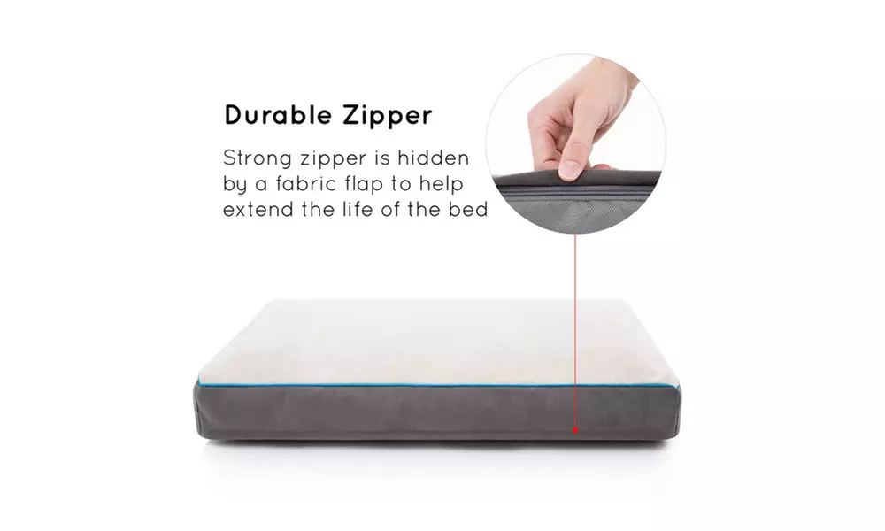 Brindle Waterproof Designer Memory Foam Pet Bed - Primary Image