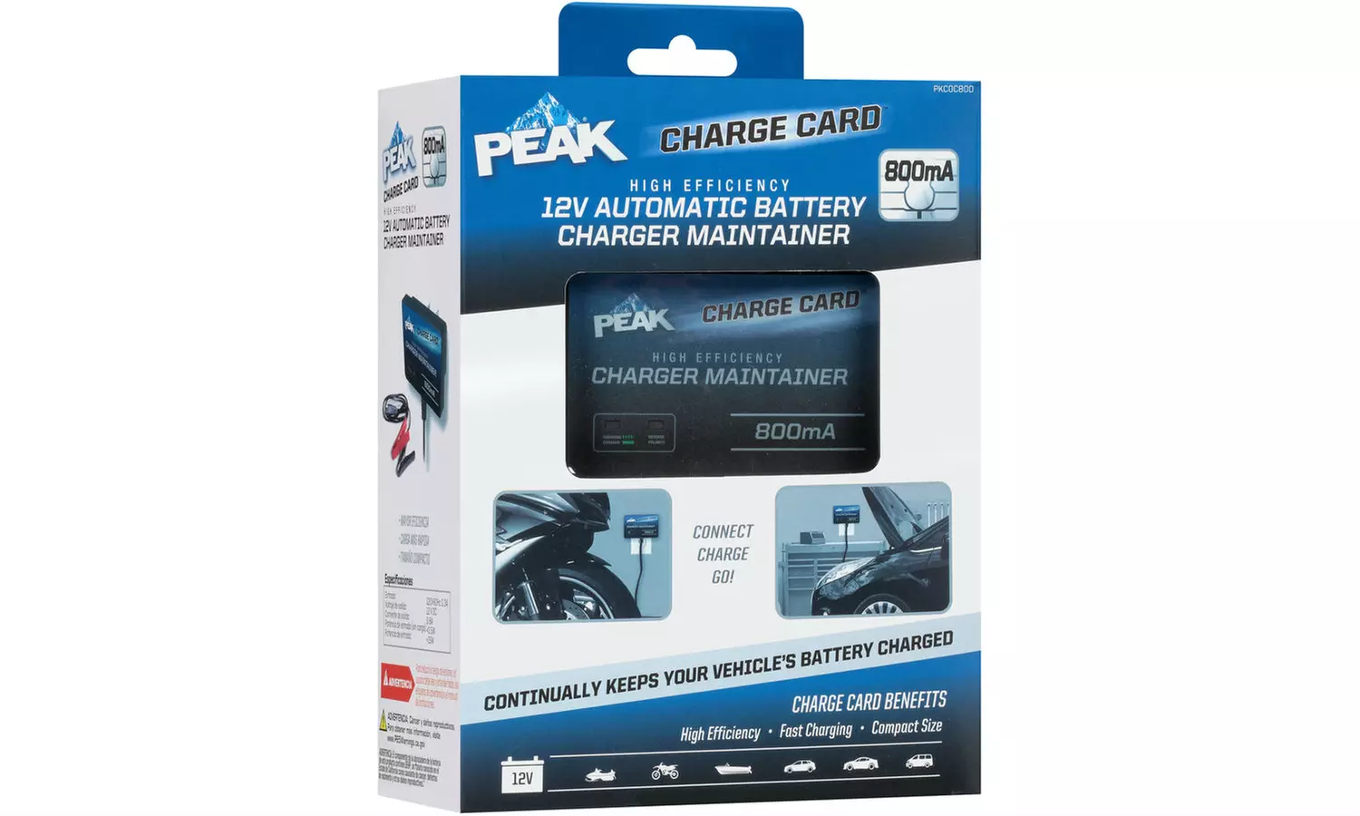 Peak Auto 800mA and 1500mA Car Battery Chargers & Maintainers - Primary Image