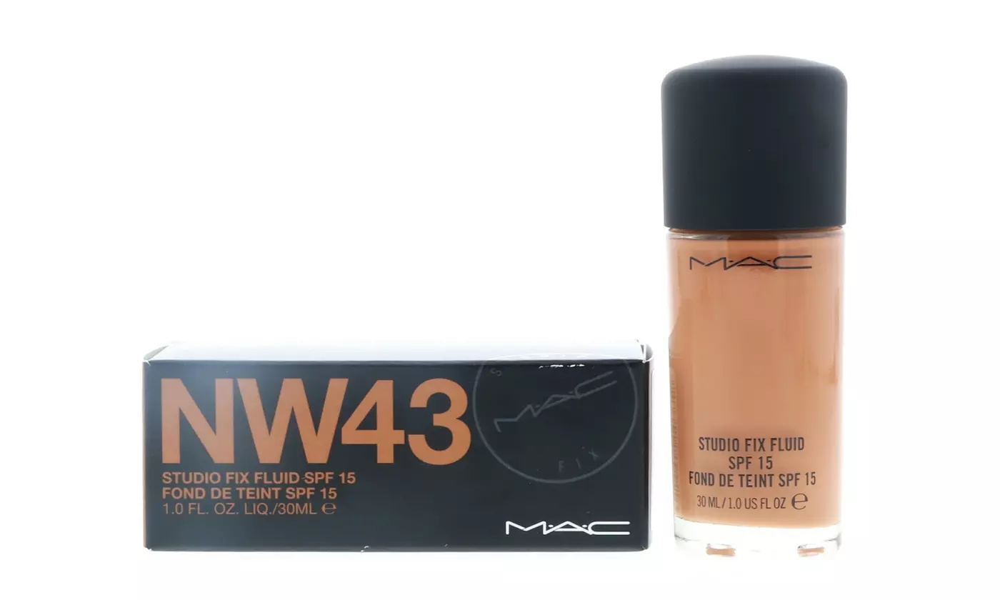 MAC Studio Fix Fluid Foundation SPF 15 Boxed, NW43 30ml/1oz - Primary Image