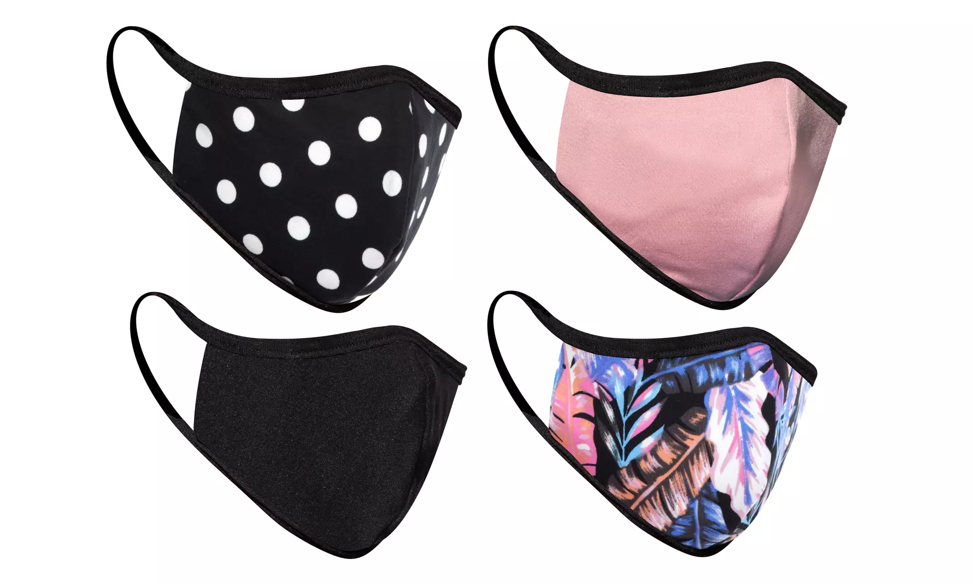 4-Pack Non-Medical Reusable Fabric Face Masks (Multiple Options) - Primary Image