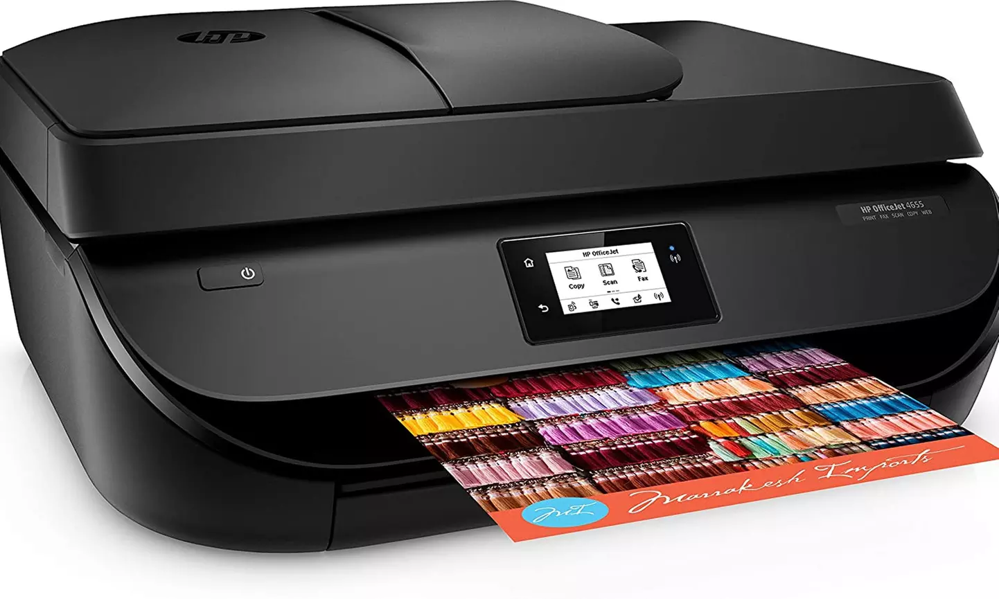 HP Officejet 4655 All-in-One Printer NO INK (Black) - Refurbished - Second Medium