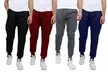 (4-Pack) Men's Heavyweight Fleece-Lined Jogger Sweatpants (Sizes, S to 5XL) - Second Medium