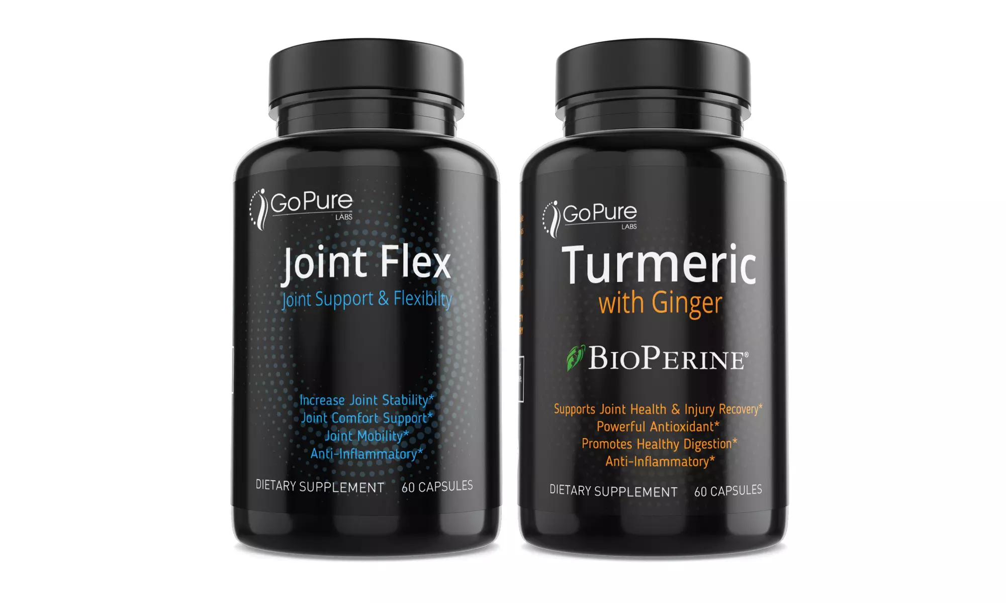 Go Pure Turmeric with Ginger *BioPerine and Go Pure Joint Flex - Image 4