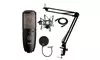 AKG P220 Condenser Microphone with Knox Gear Pop Filter and Boom Arm Stand