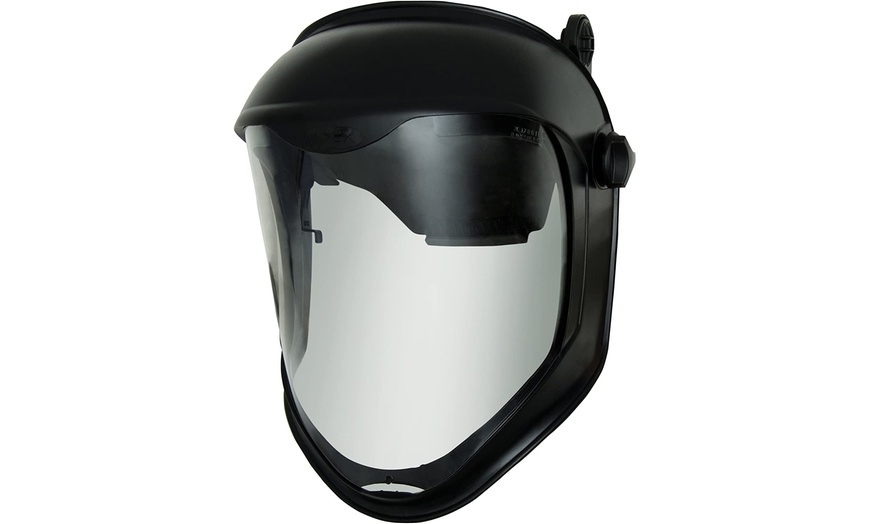 Uvex Bionic Face Shield with Hard Hat Adapter Clear Polycarbonate Visor ...