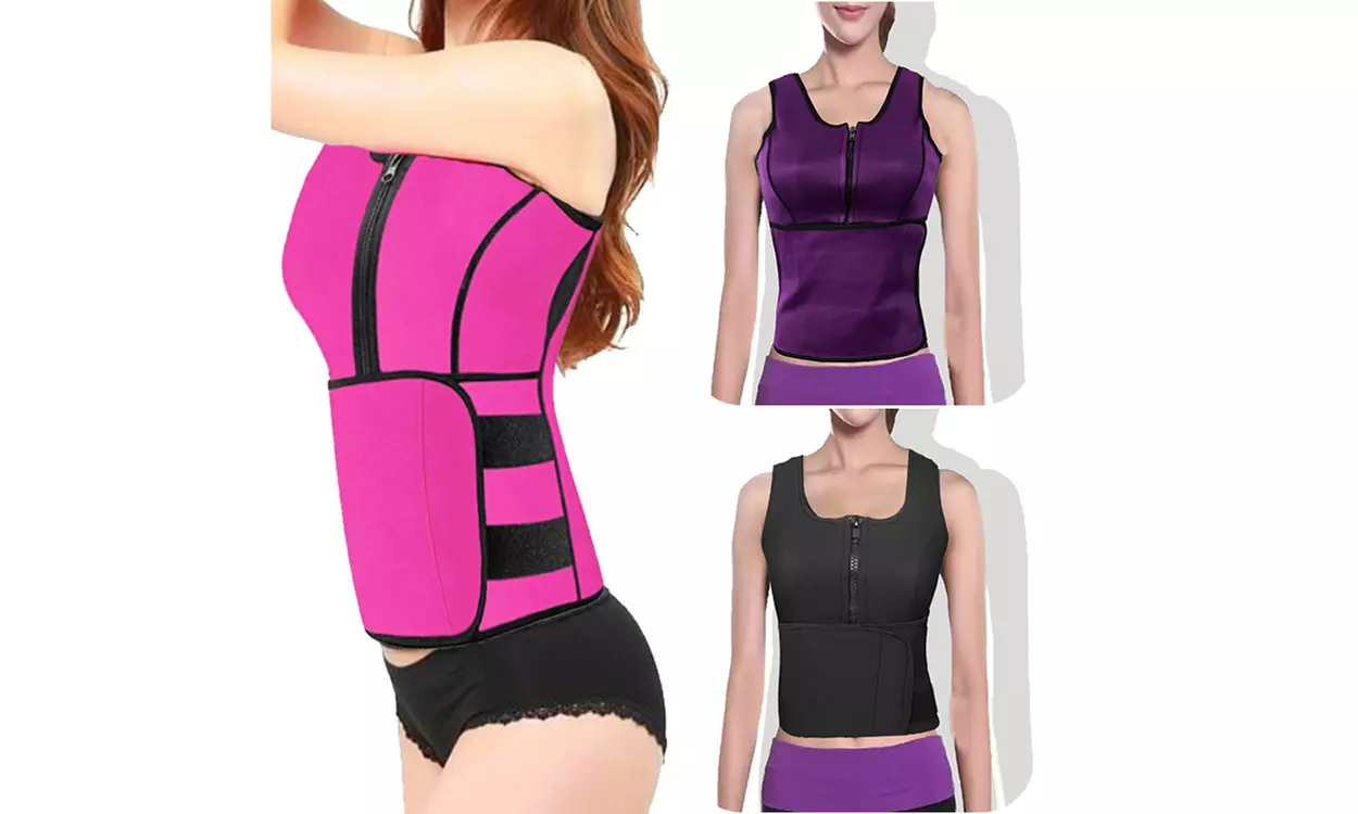 Women Waist Trainer Corset Sauna Thermo Sweat Weight Loss Body Shaper Corset - Primary Image