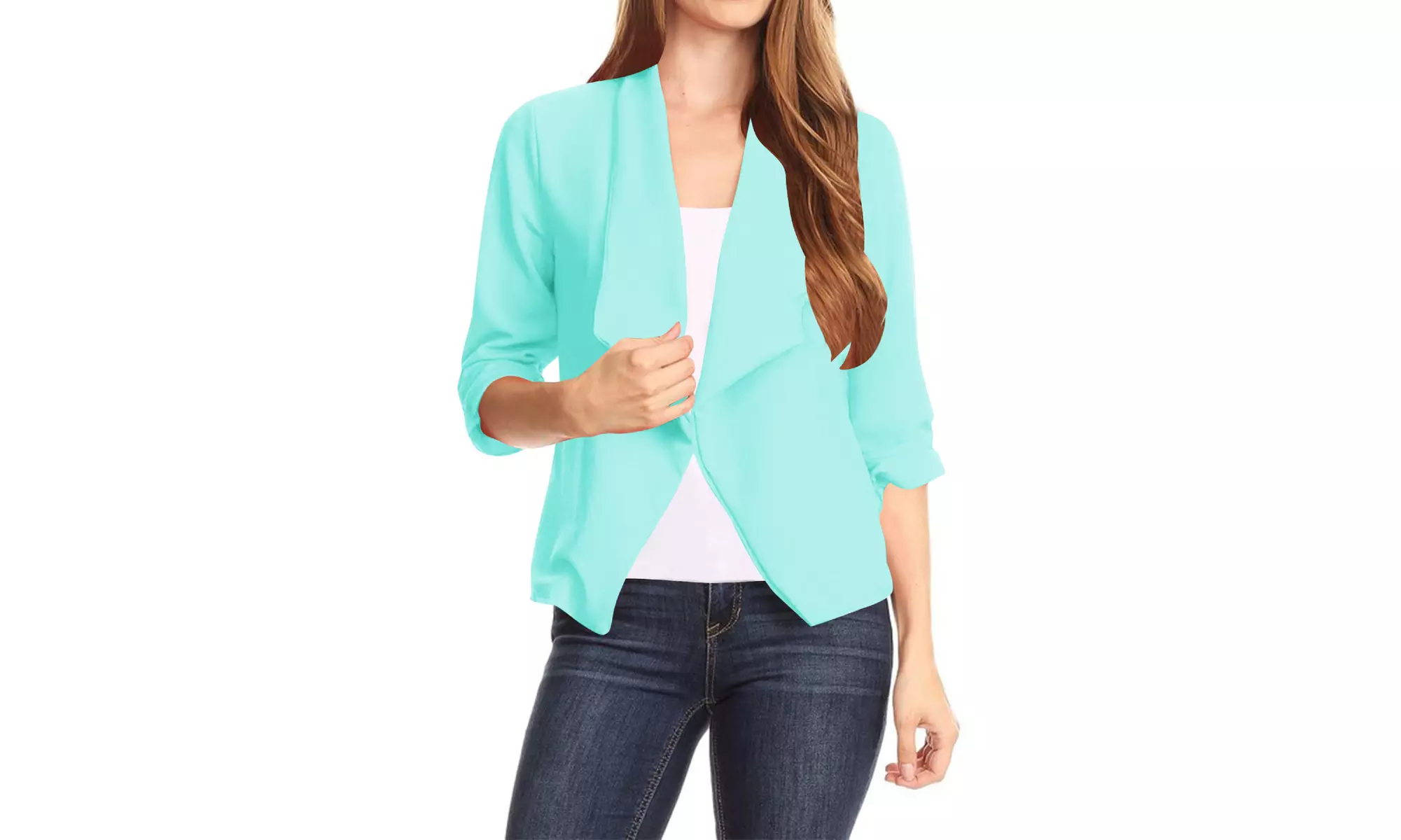 Women's Casual Office Wear Basic Solid Blazer Jacket