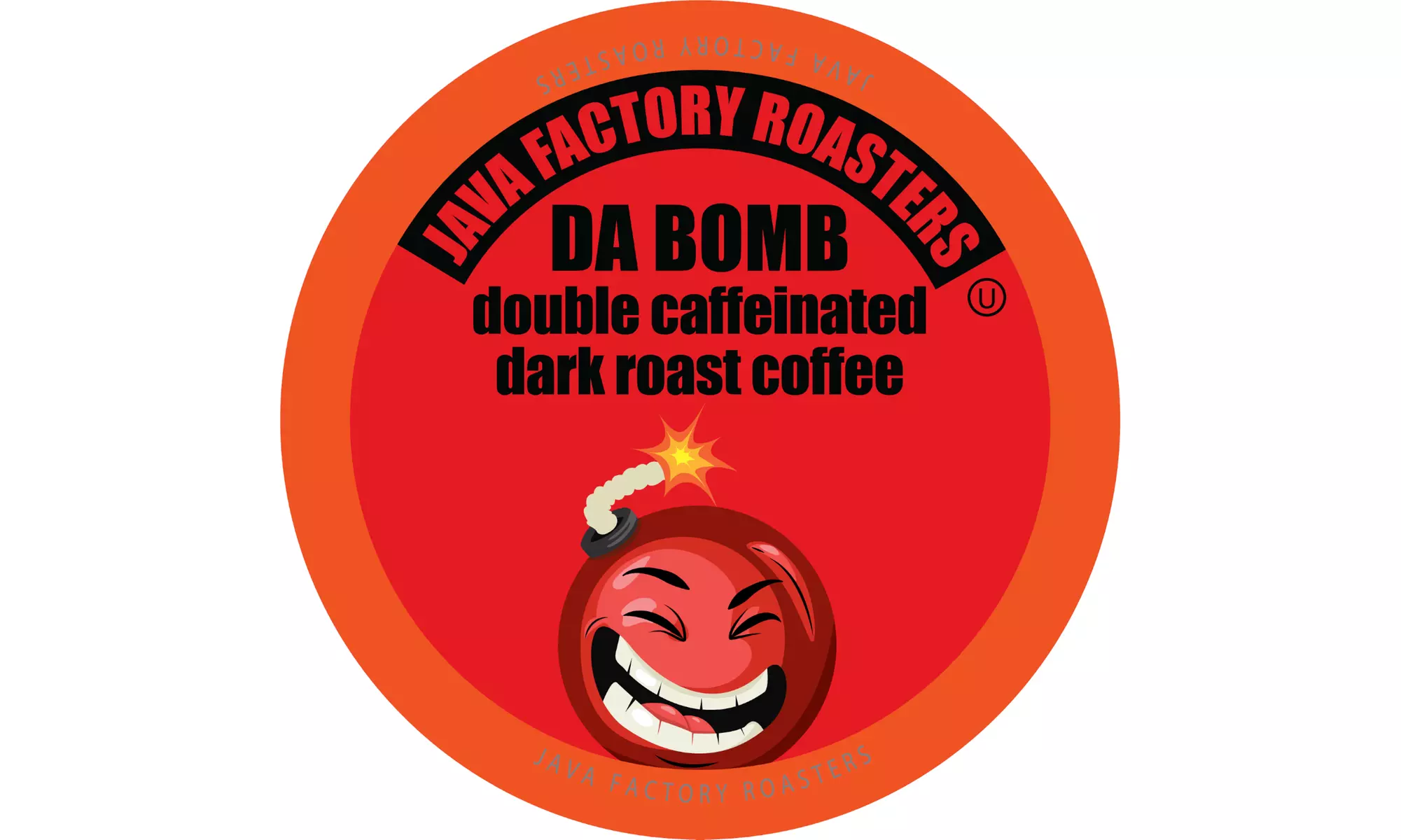 Java Factory Da Bomb Extra Bold Double Caffinated Keurig K Cup, 40 Count