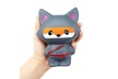 2 Pcs Ninja kawaii Squishy Slow Rising Jumbo Soft Squishies Charms Toy - Second Medium